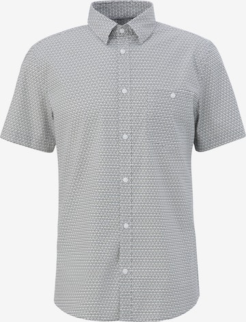 s.Oliver Button Up Shirt in White: front