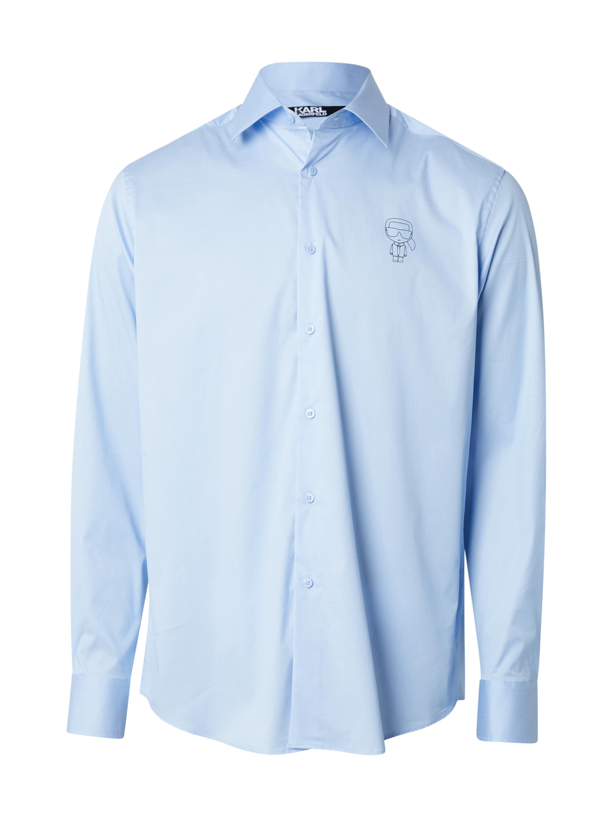 Regular fit Cămașă de la Karl Lagerfeld pe albastru: față