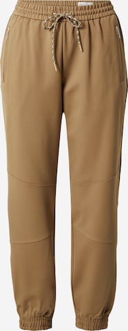 s.Oliver Tapered Broek in Bruin: voorkant