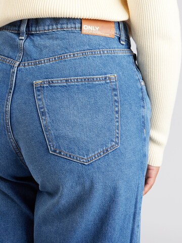 ONLY Curve Wide leg Jeans 'HOPE' i blå