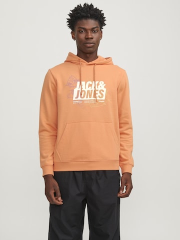 JACK & JONES Sweatshirt i orange: forside