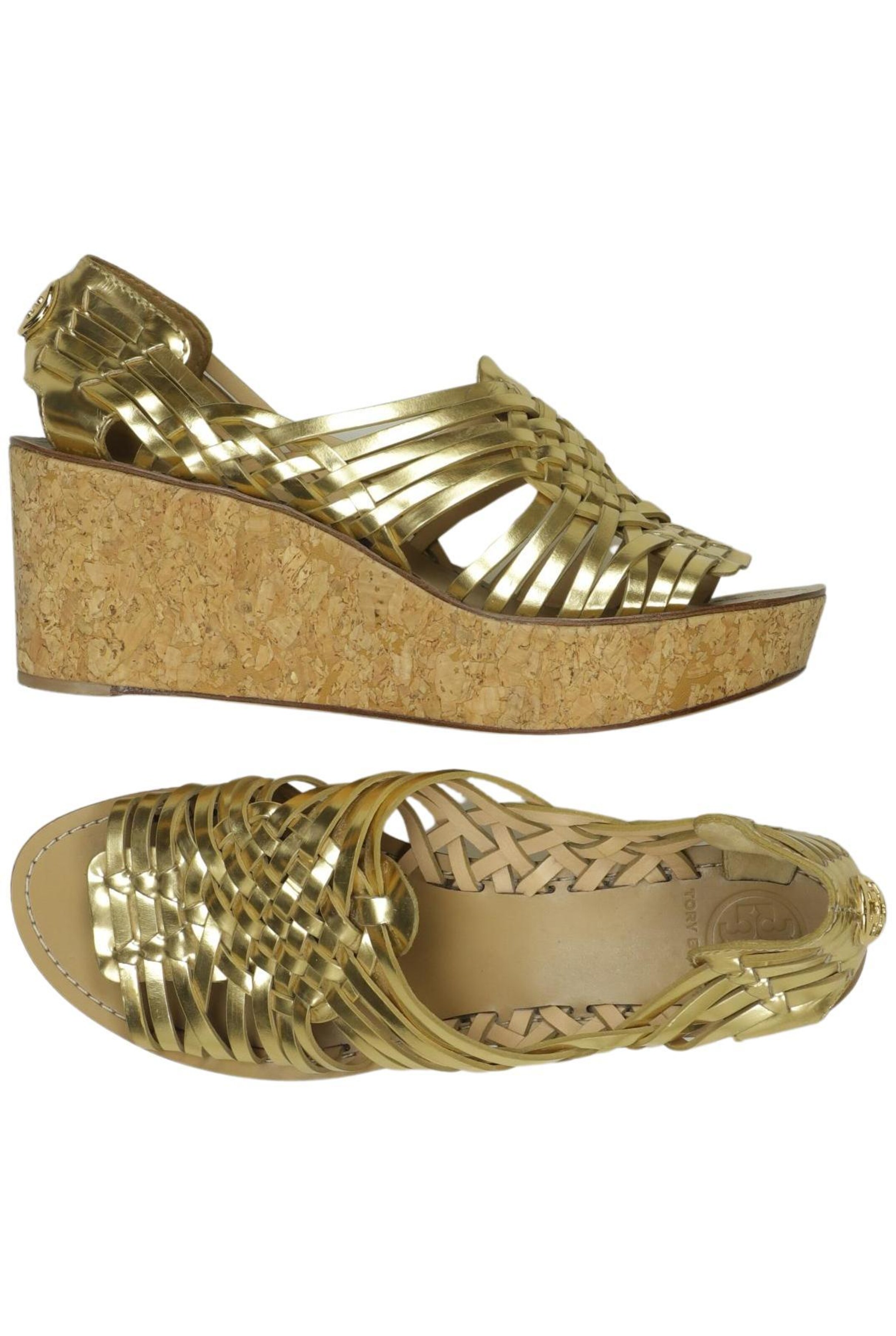 Tory Burch Sandals & High-Heeled Sandals in 41 in Gold: front
