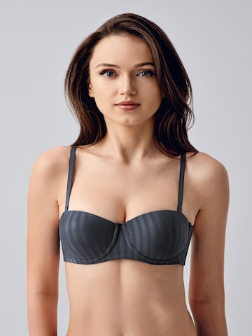 C&City Bandeau BH in Grau: Vorderseite
