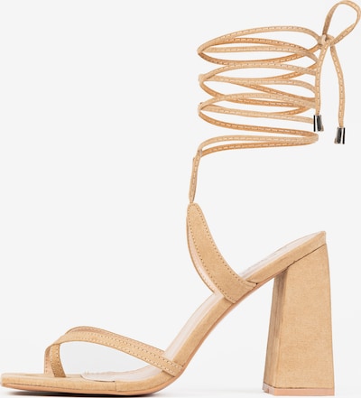 Šlepetės per pirštą 'Chenaya' iš Celena, spalva – kupranugario, Prekių apžvalga