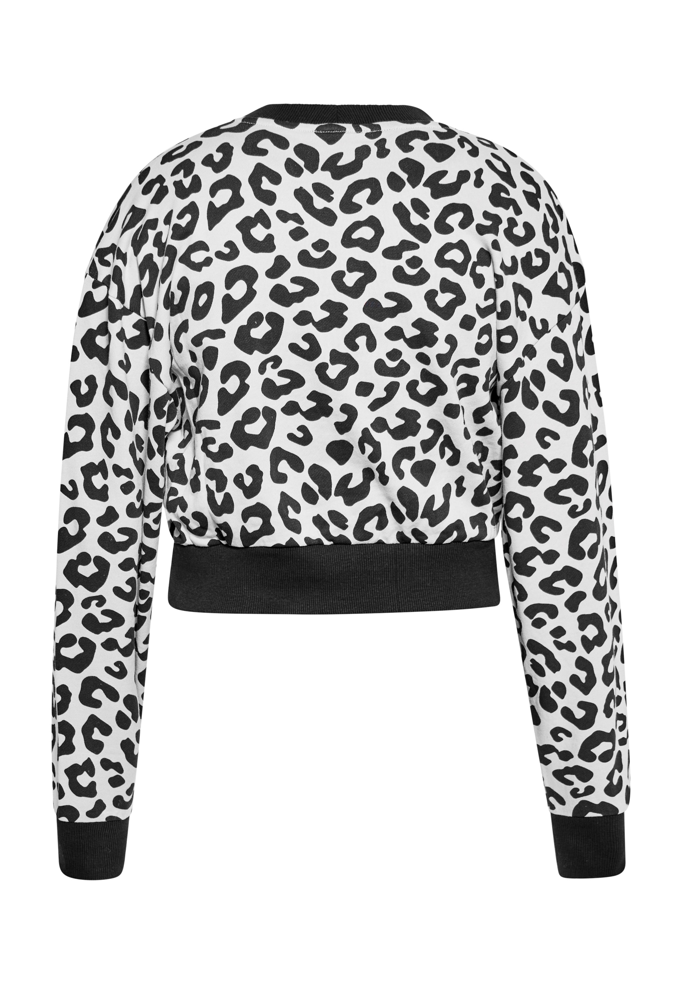 swirly Μπλούζα φούτερ σε λευκό