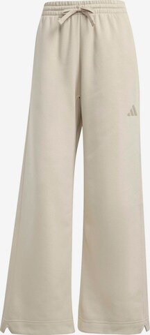 Pantalon de sport 'ALL SZN' ADIDAS SPORTSWEAR en beige : devant