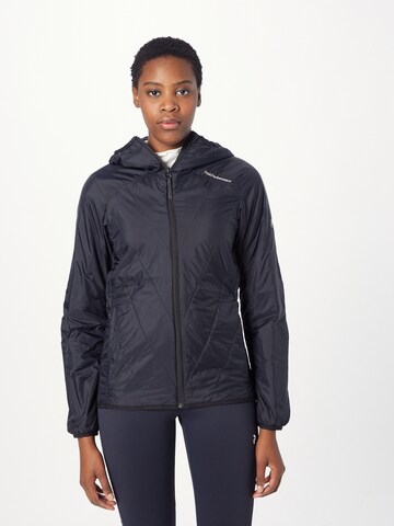 PEAK PERFORMANCE Outdoor Jacket in Black: front