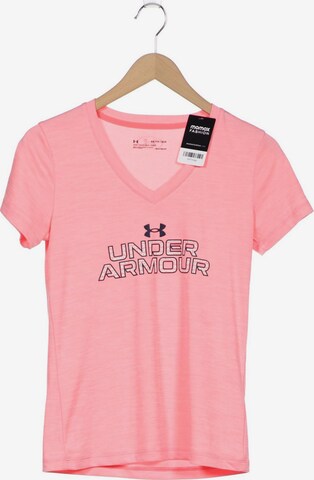 UNDER ARMOUR T-Shirt XS in Pink: predná strana