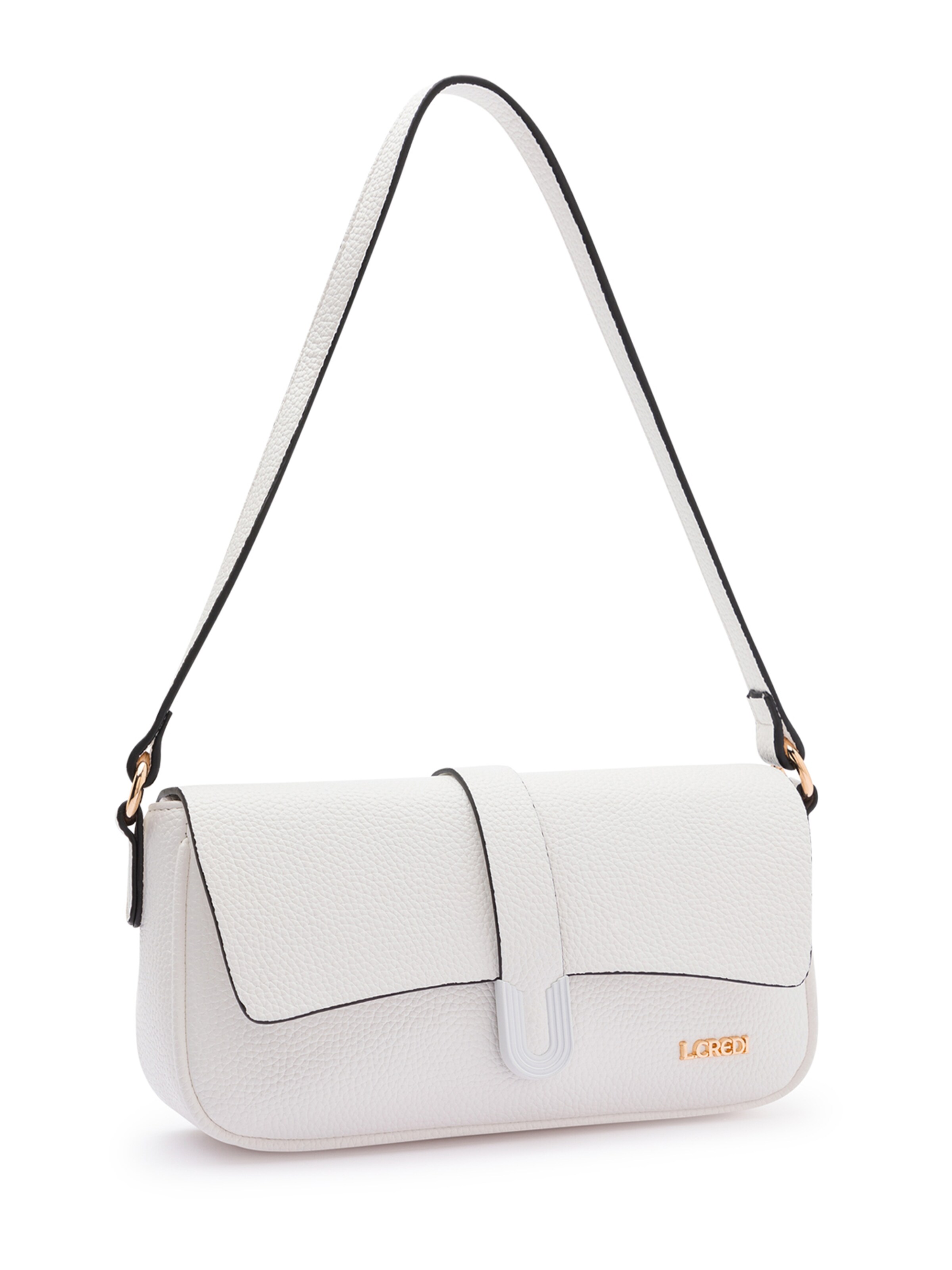 Borsa a spalla 'Osia' di L.CREDI in bianco