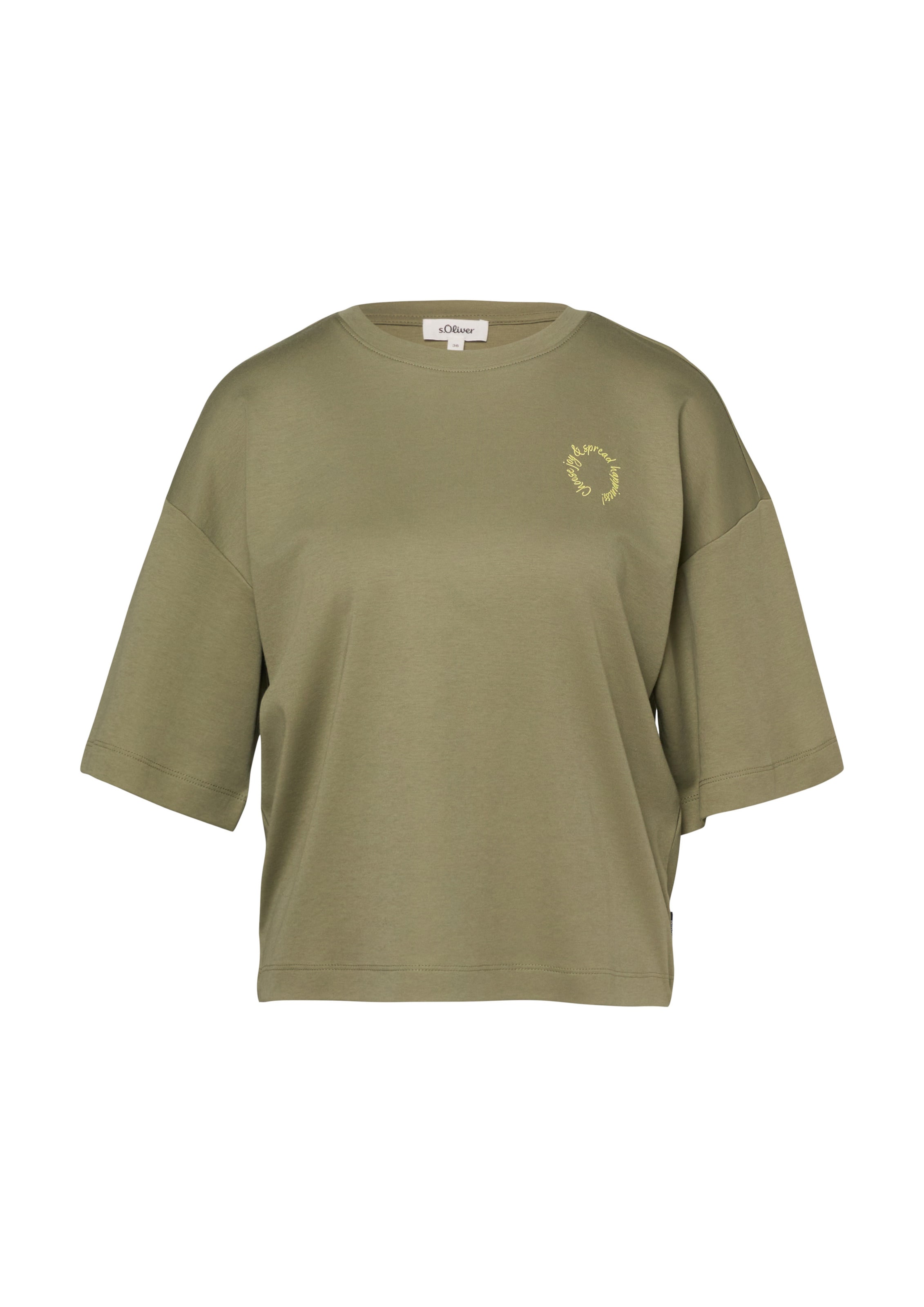 s.Oliver Shirt in Groen: voorkant