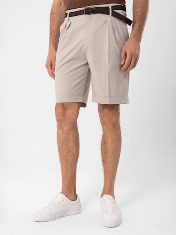 Antioch Normální Kalhoty s puky – béžová