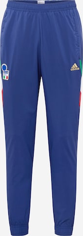 Tapered Pantaloni sportivi 'Italy' di ADIDAS SPORTSWEAR in blu: frontale