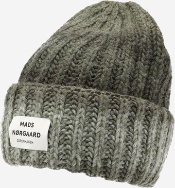 MADS NORGAARD COPENHAGEN Beanie in Green: front