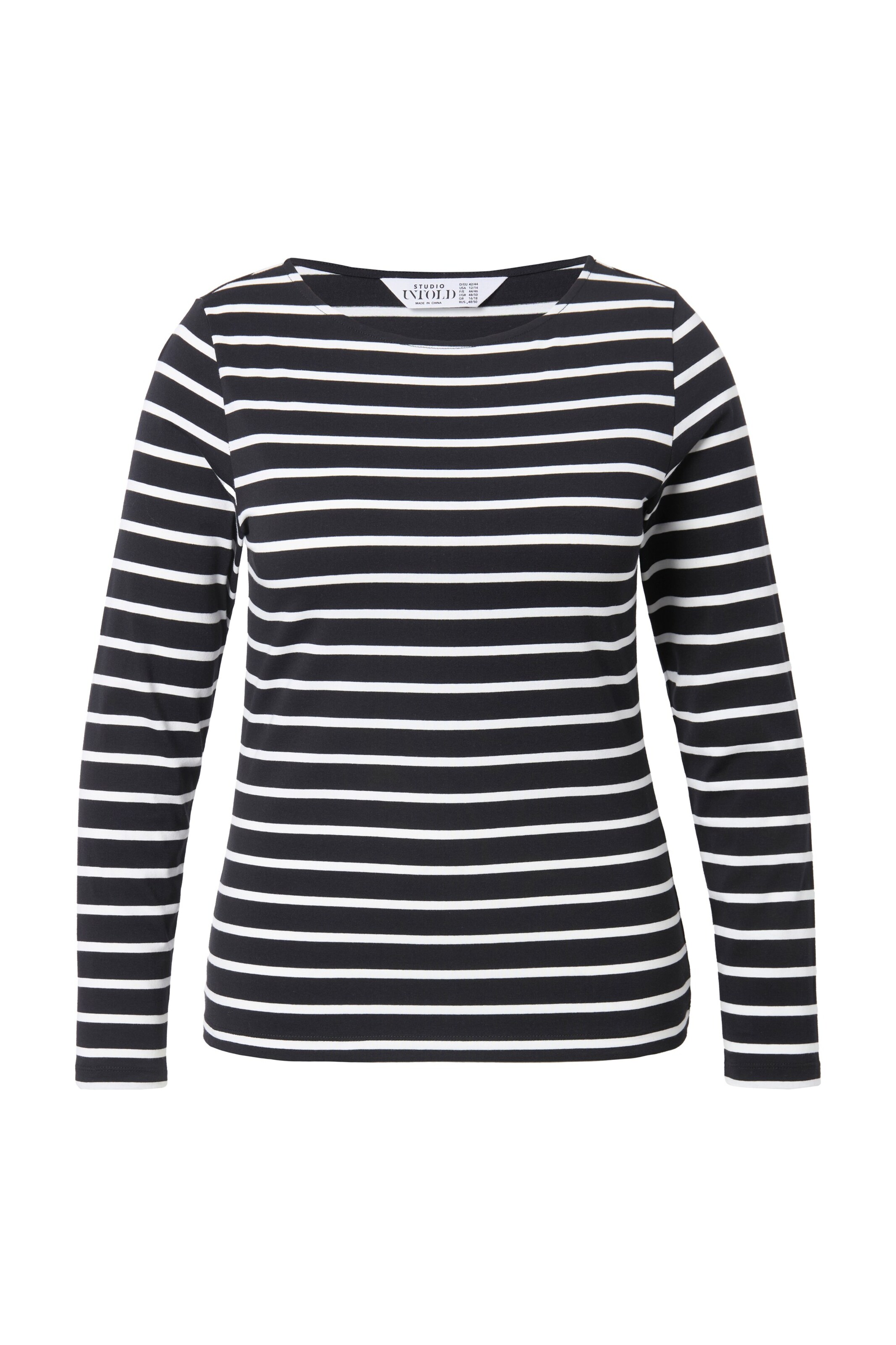 Studio Untold Shirt in Schwarz: Vorderseite