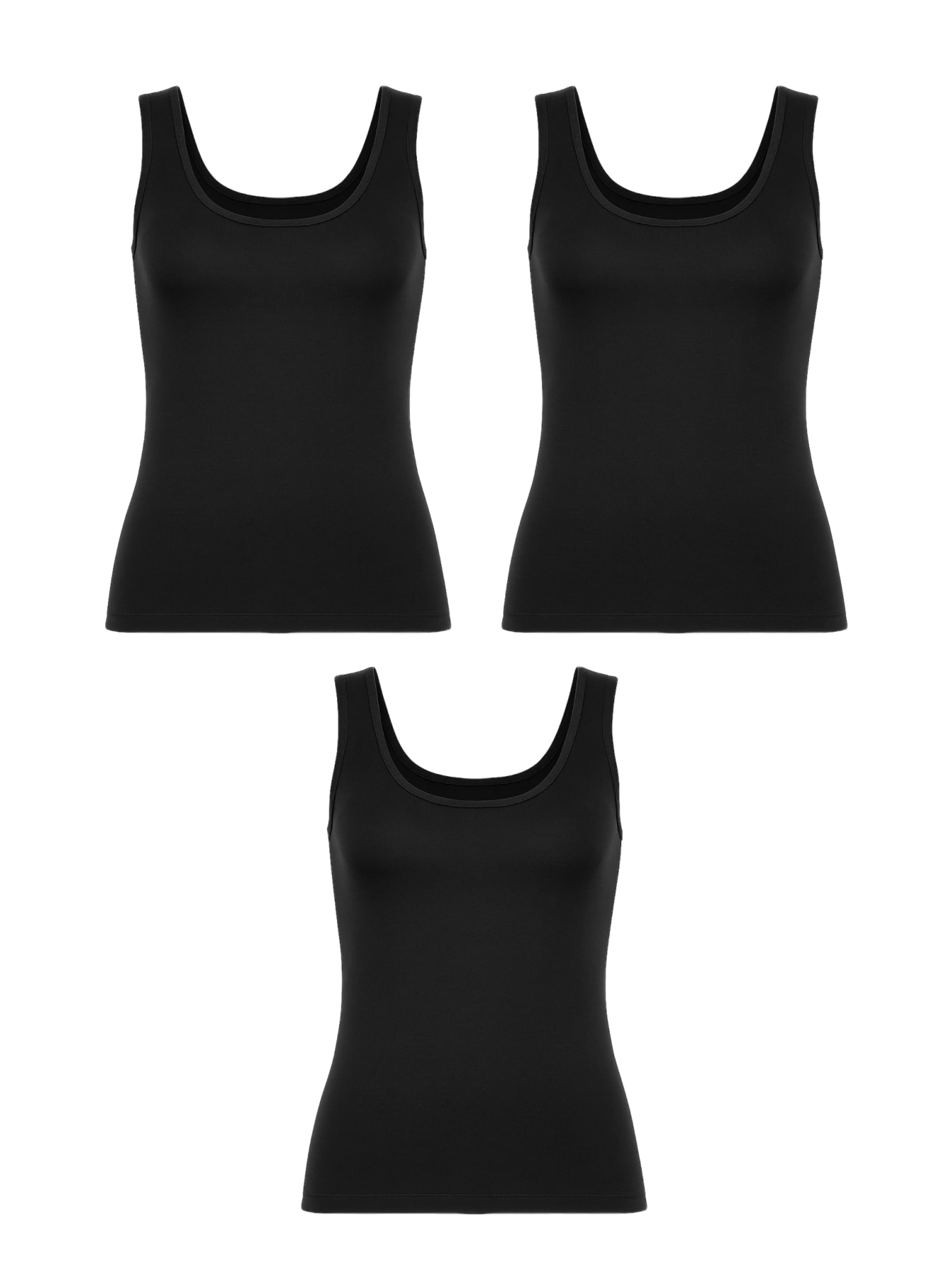 Erdem Undershirt in Black: front