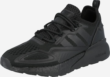 Baskets basses 'ZX 2K BOOST' ADIDAS ORIGINALS en noir : devant