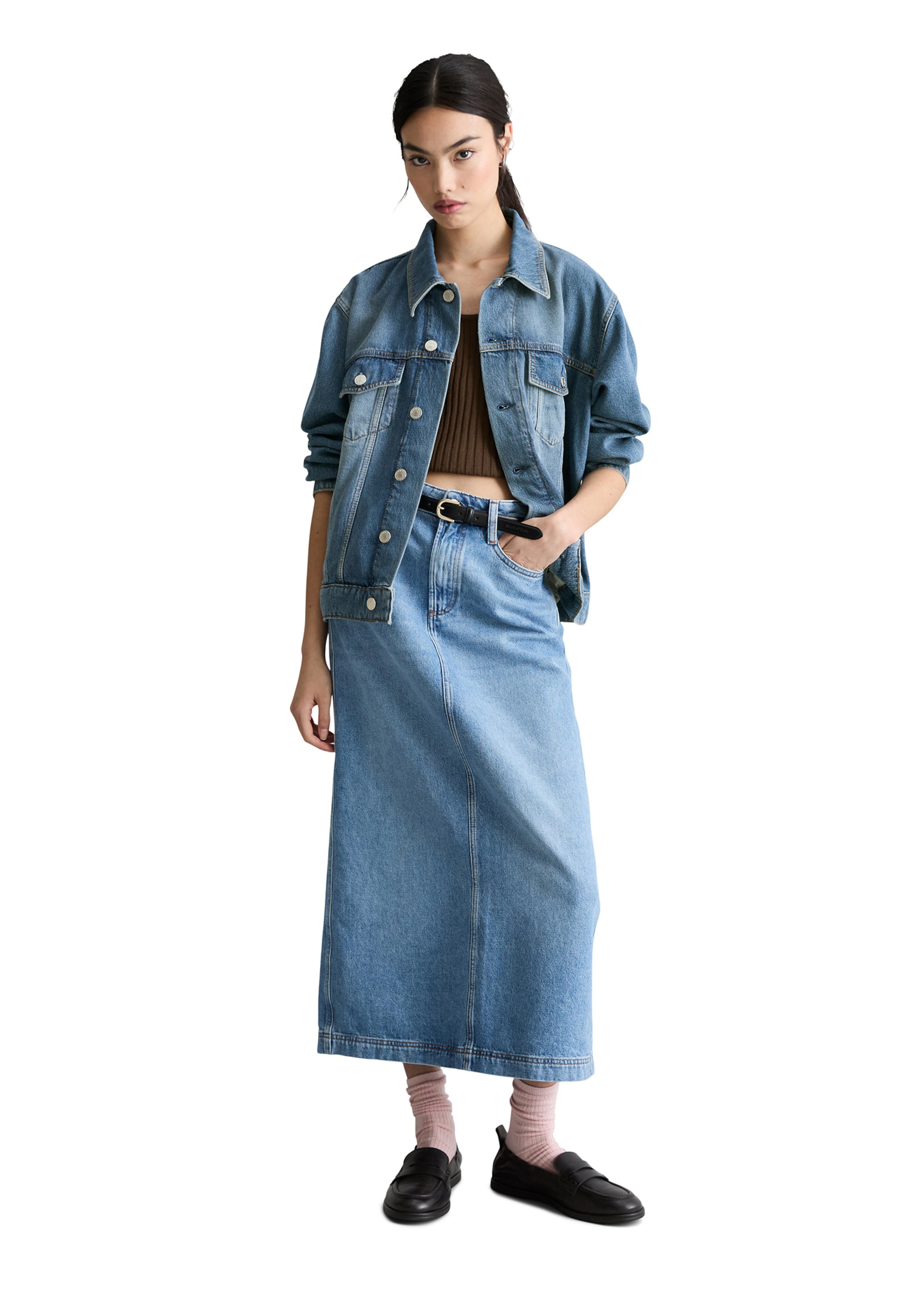 Marc O'Polo DENIM Tussenjas in Blauw