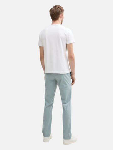 Regular Pantalon chino TOM TAILOR en vert