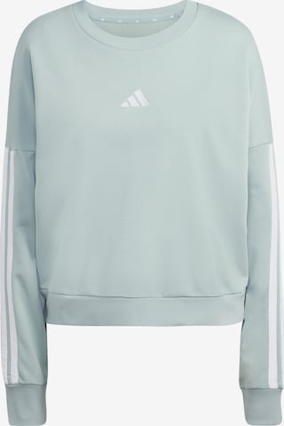 ADIDAS SPORTSWEAR Sport sweatshirt 'Essentials' i grön: framsida
