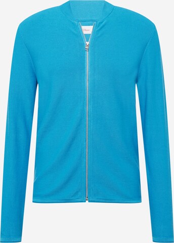 s.Oliver Zip-Up Hoodie in Blue: front