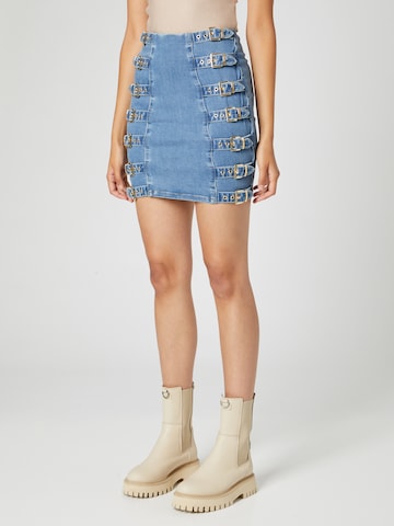 Hoermanseder x About You Skirt 'Lexa' in Blue: front