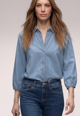 STREET ONE Blouse in Blue: front
