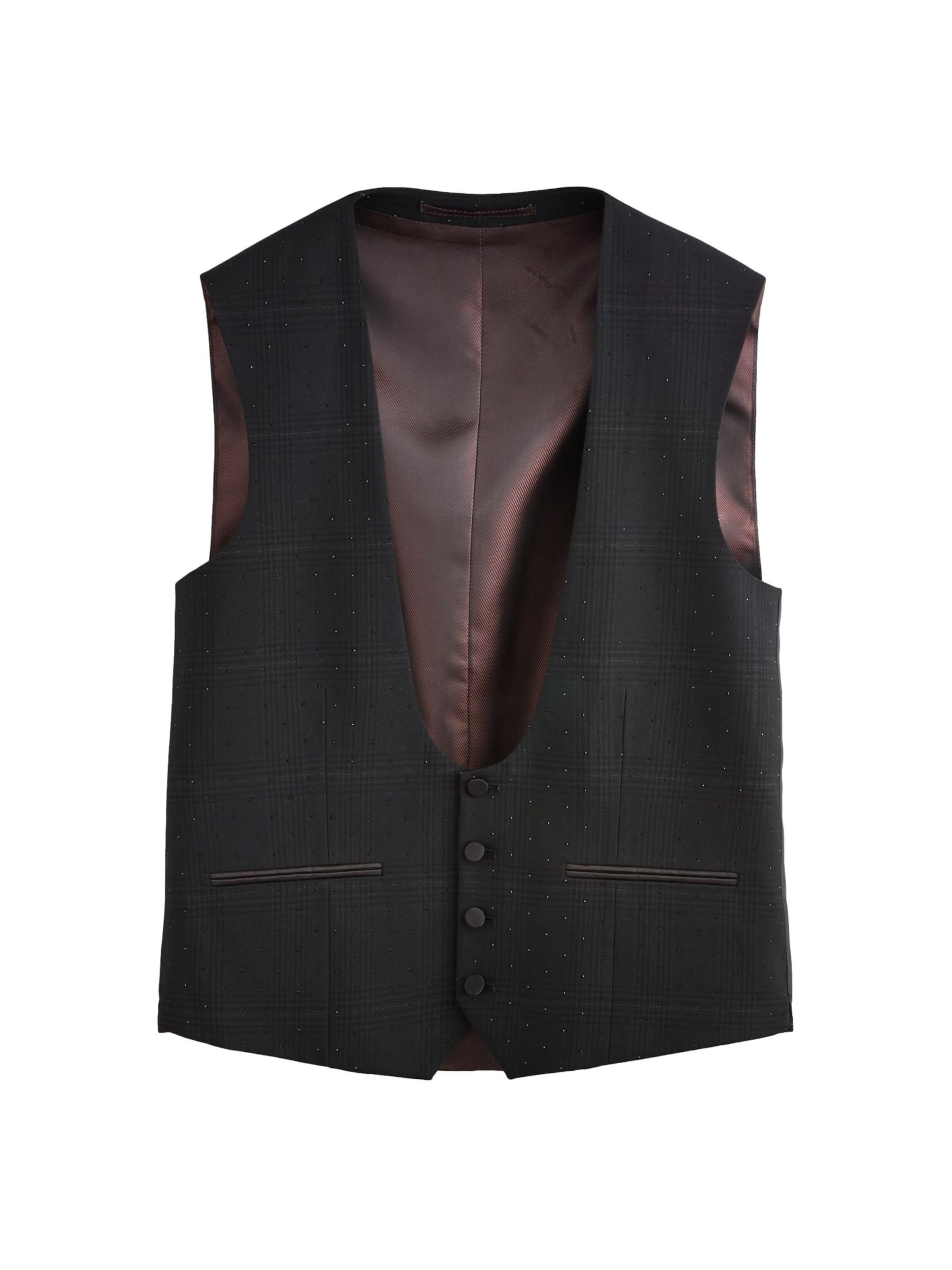 Next - Chaleco para traje en negro: frente