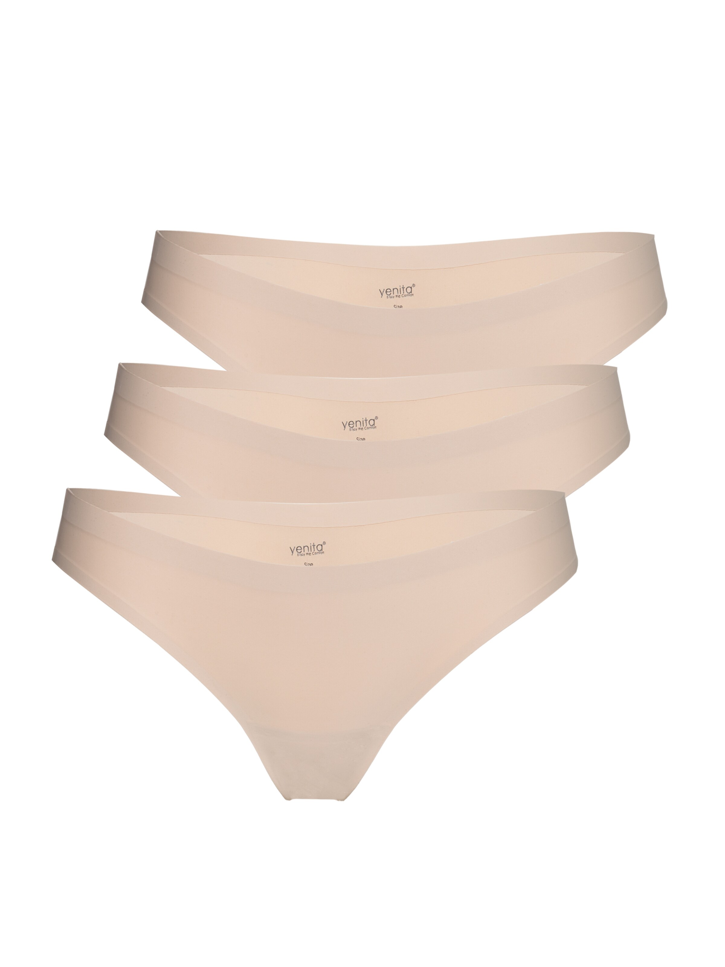 Yenita String 'Invisible' in Beige: Vorderseite