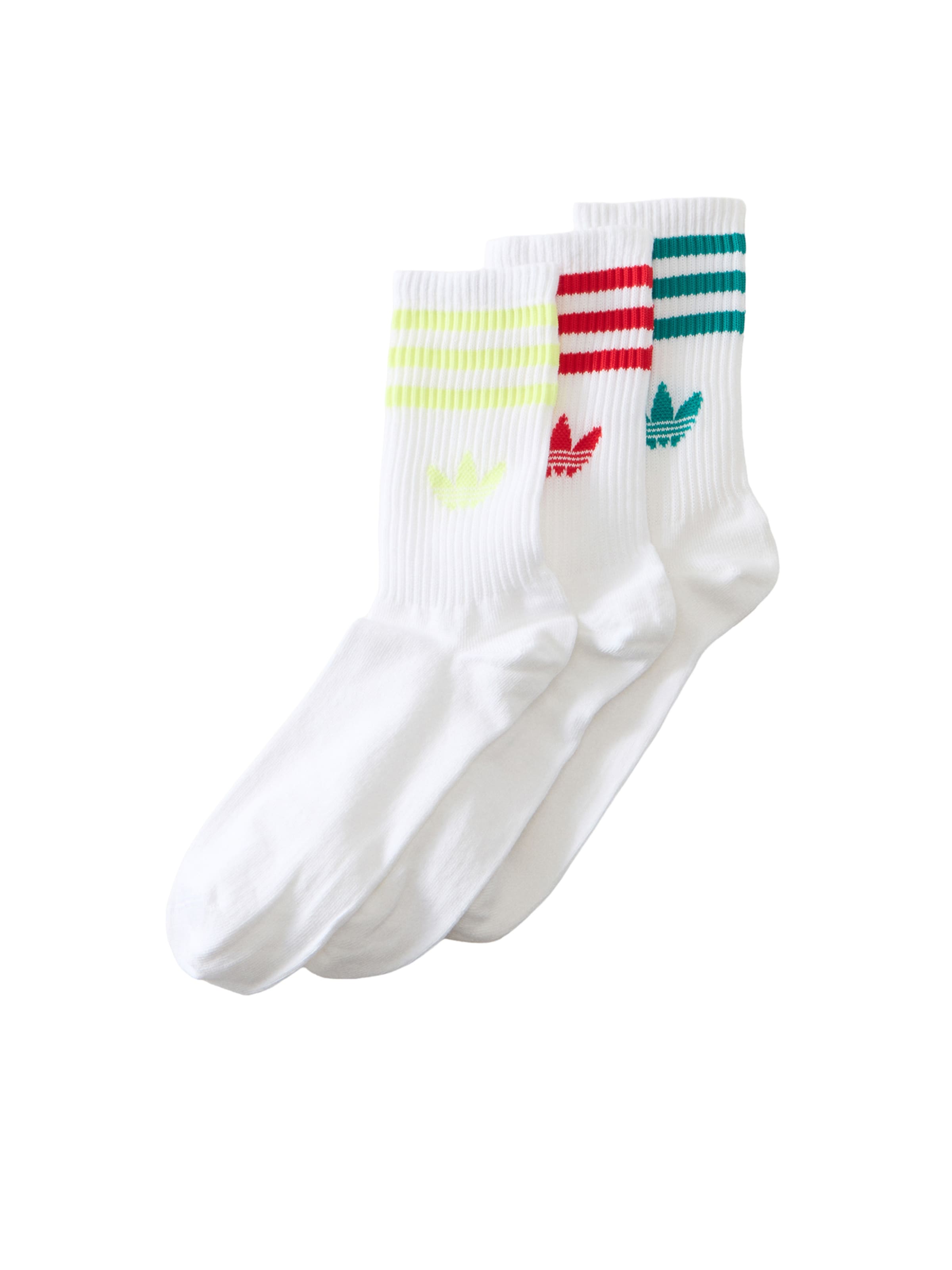 ADIDAS ORIGINALS - Calcetines '3 STRIPES CREW SOCKS 3' en blanco: frente