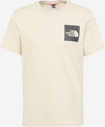 THE NORTH FACE T-Shirt 'FINE' in Beige: predná strana