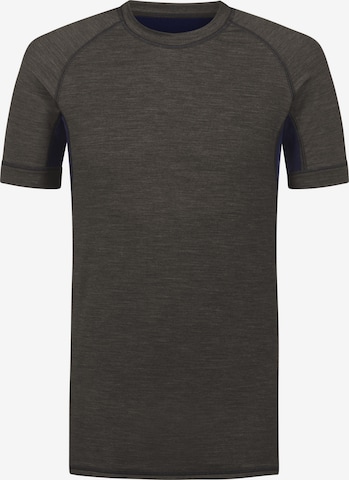 T-Shirt fonctionnel Mey en marron : devant