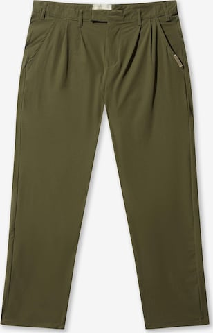 Pas De Monaco Regular Trousers in Green: front