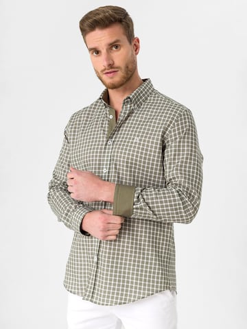 Dandalo Regular fit Button Up Shirt in Green