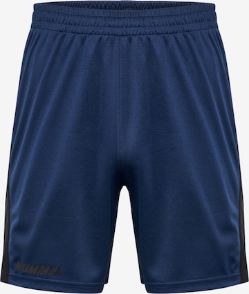 Hummel Sportshorts 'Multi' in Blau: Vorderseite