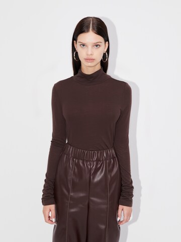 LeGer by Lena Gercke Shirt 'Naomi' in Brown: front
