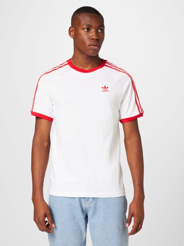 ADIDAS ORIGINALS Shirt '3-Stripes' in Wit: voorkant