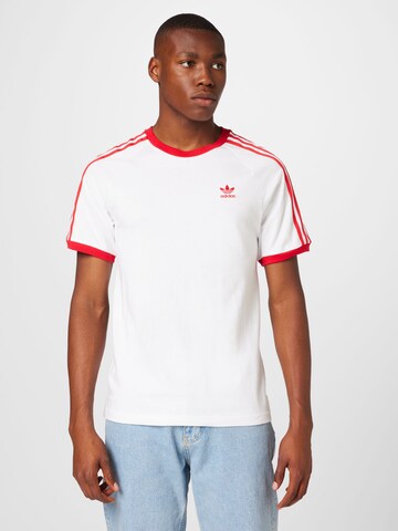 ADIDAS ORIGINALS Shirt '3-Stripes' in White: front