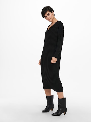 Rochie tricotat 'Tessa' de la ONLY pe negru