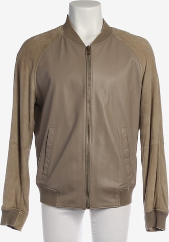 Alexander McQueen Lederjacke / Ledermantel M-L in Braun: Vorderseite