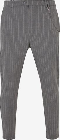 2Y Premium Tapered Broek in Grijs: voorkant