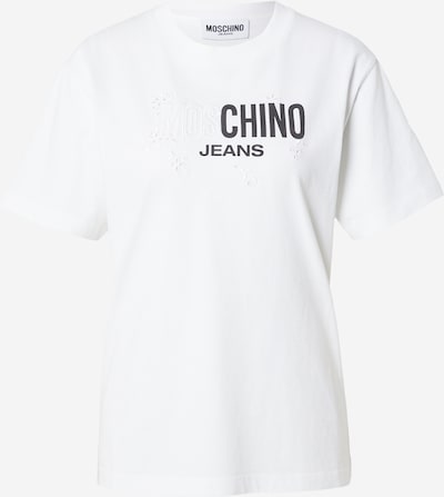 Marškinėliai iš Moschino Jeans, spalva – juoda / balta, Prekių apžvalga