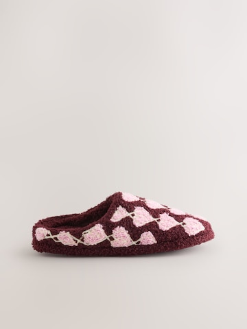 Next - Zapatillas de casa en rojo