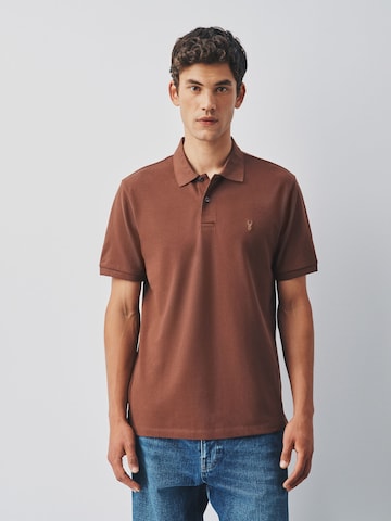Next - Camisa em castanho: frente