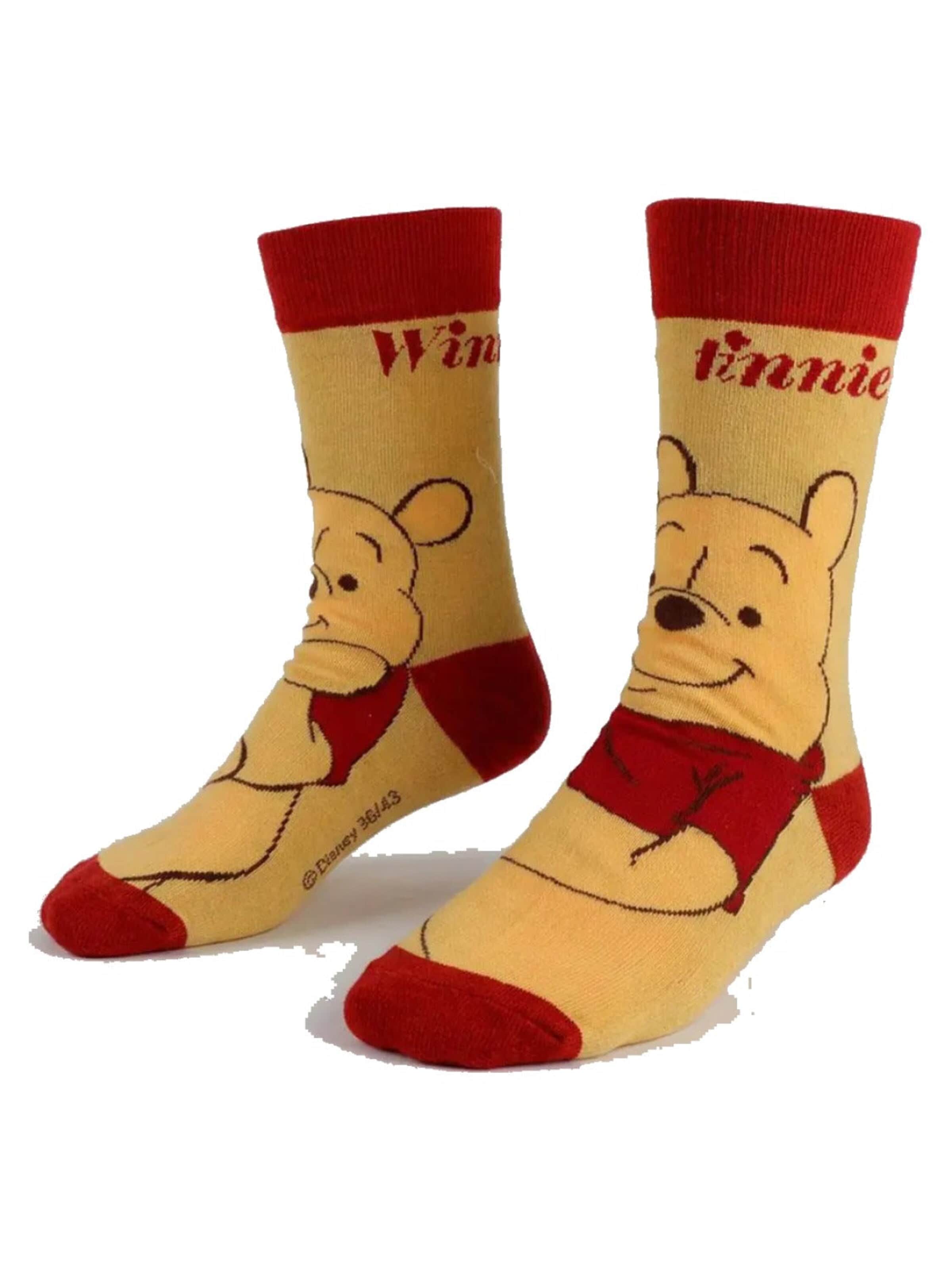 DISNEY Sokken 'Winnie the Pooh' in Geel
