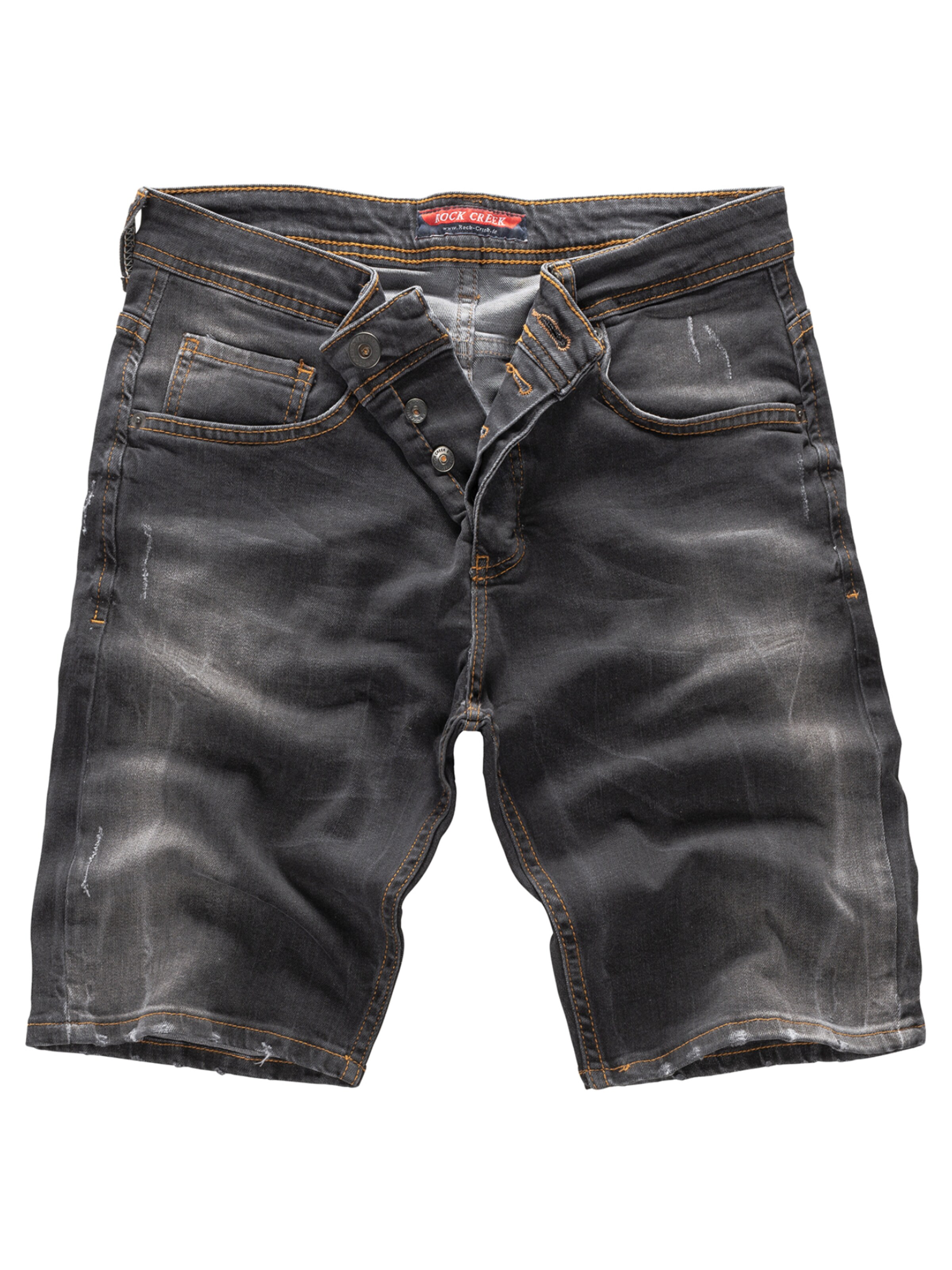 Rock Creek Regular Jeans in Black: front