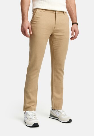 INDICODE JEANS Regular Broek in Beige