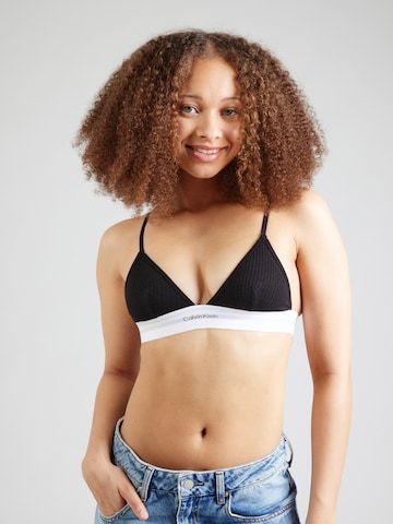 Calvin Klein Underwear Τρίγωνο Σουτιέν σε μαύρο: μπροστά