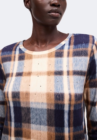 Tricou de la monari pe albastru