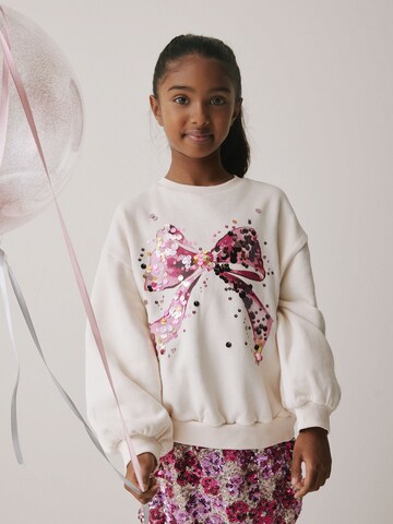 Sweat-shirt Next en beige : devant