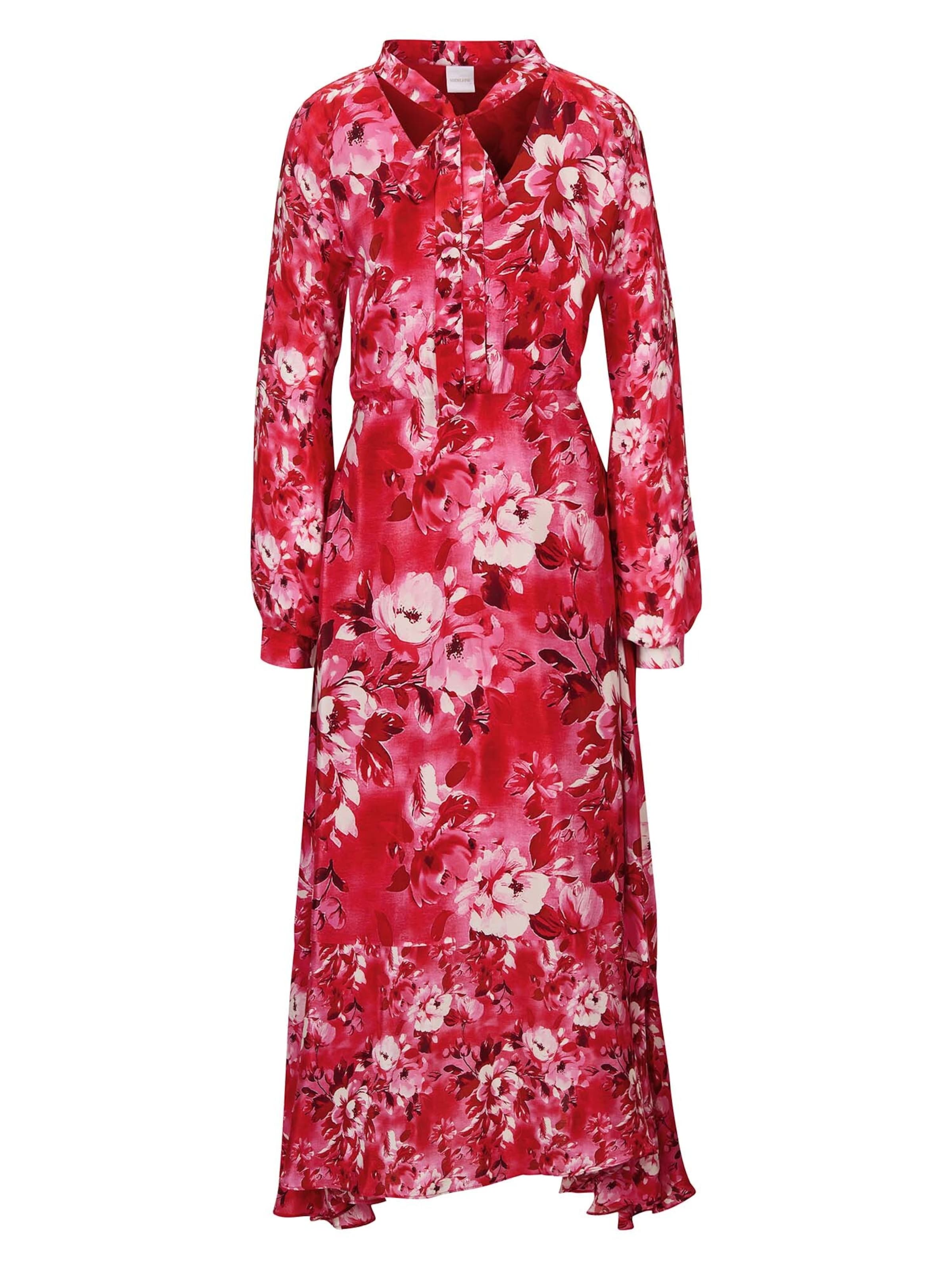 MADELEINE Jurk in Rood: voorkant